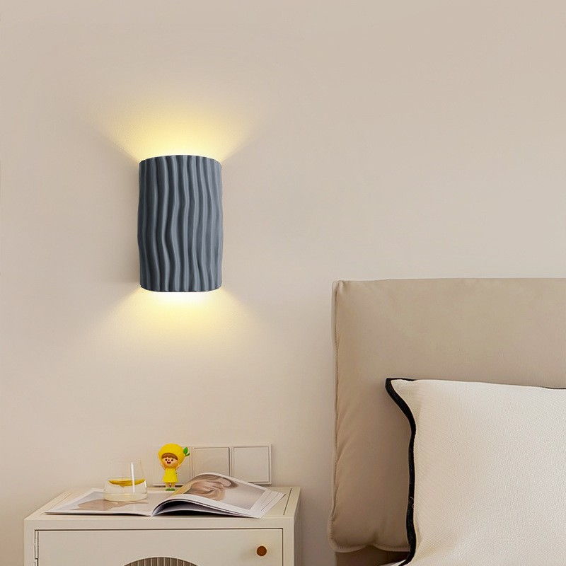 Nordic - Style Wall Sconce: Eco - Resin & Iron, Soft Ambient Lighting