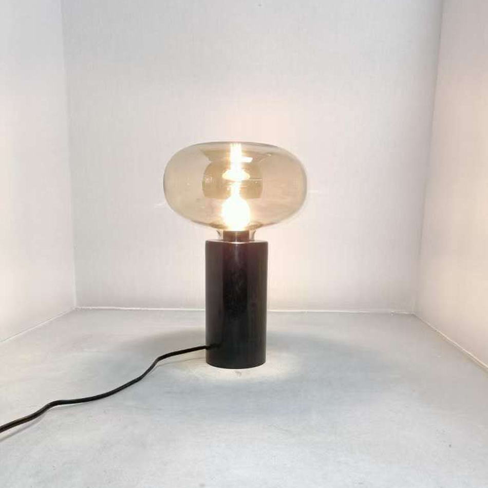 Modern Marble and Glass Table Lamp