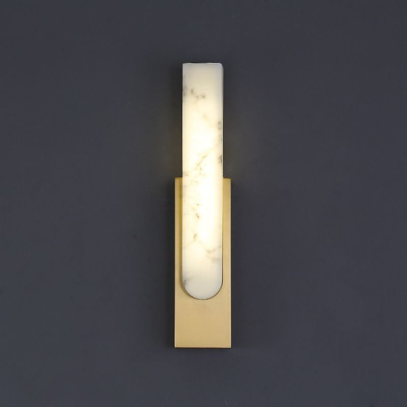 Resin Shade Wall Lamp with Metal Base