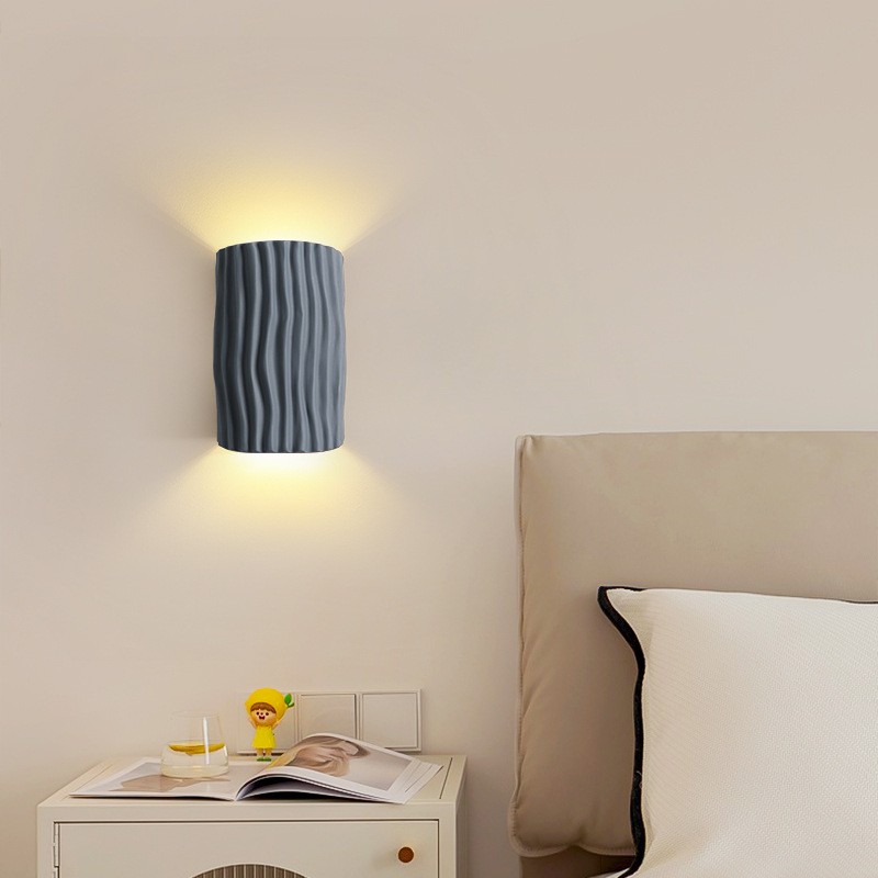 Nordic - Style Wall Sconce: Eco - Resin & Iron, Soft Ambient Lighting