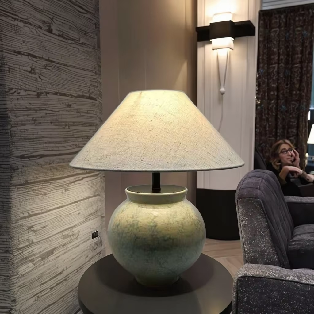 USA Home Table Lamps Wabi - Sabi Ceramic Table Lamp | 400mm Shade