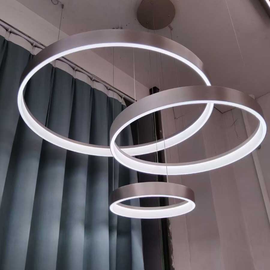 Modern Circular - Ring LED Chandelier: Redefining Spatial Aesthetics