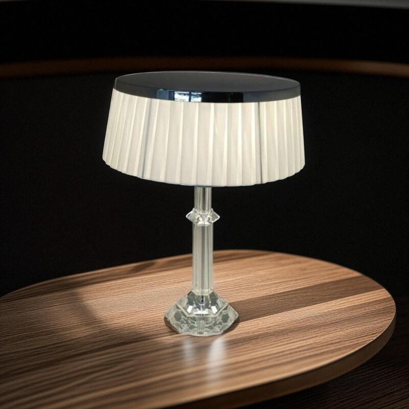 Elevate Spaces with Luxury 3×G4 Crystal Table Lamp: Multi - Scene Elegance