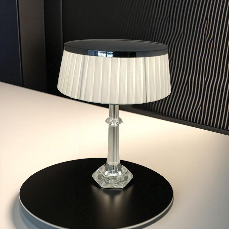 Elevate Spaces with Luxury 3×G4 Crystal Table Lamp: Multi - Scene Elegance