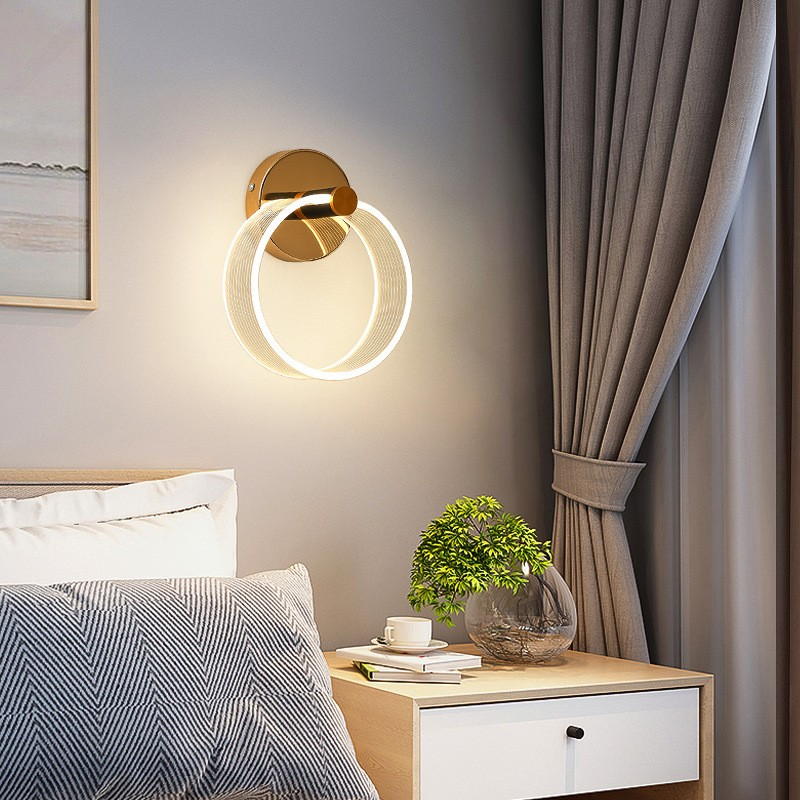 Modern LED Wall Lamps with Circular and Square Designs