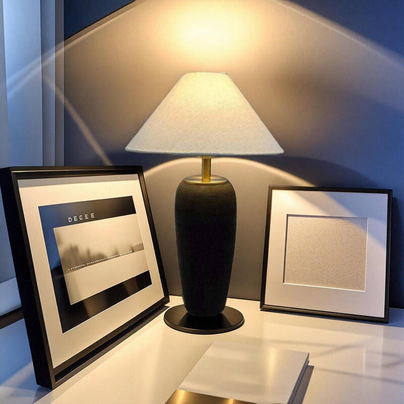 Ceramic - Base Table Lamp with 350mm Fabric Shade