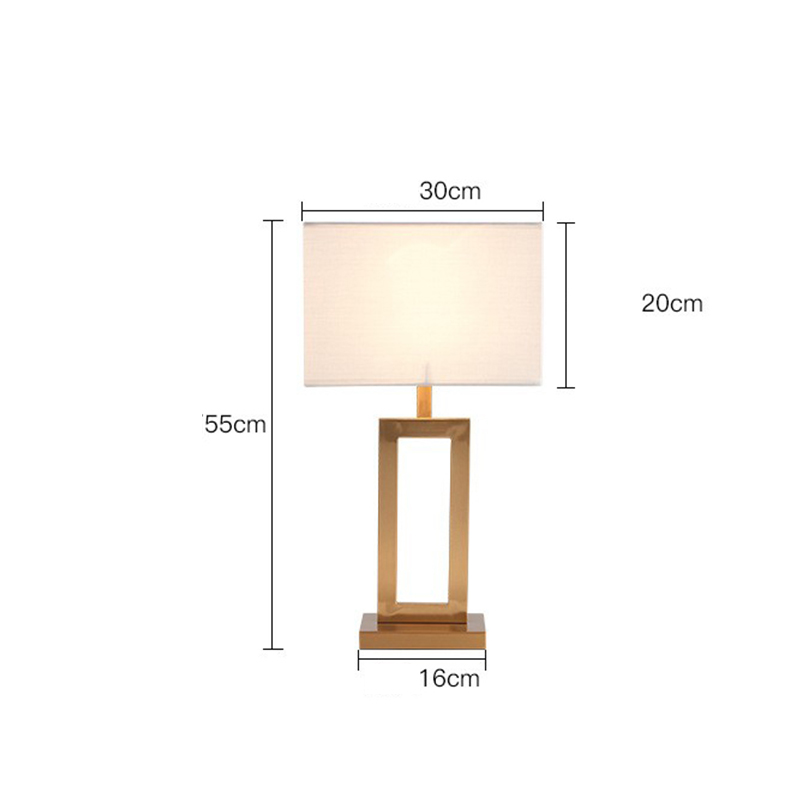Light Up a Cozy Home Ambiance with Luxury Gold - Metal Table Lamp & White Linen Shade