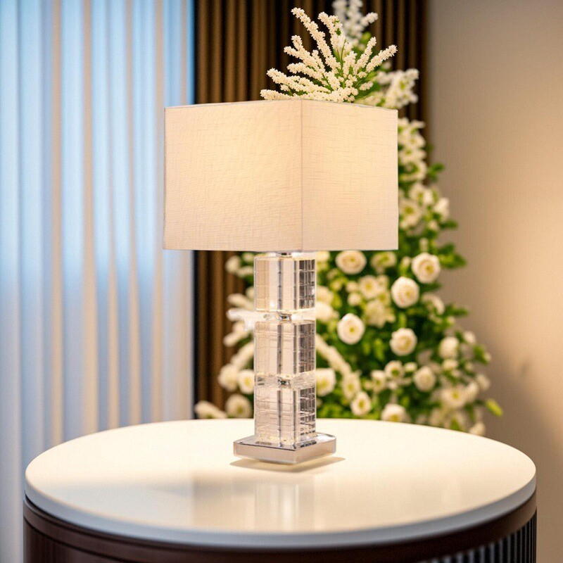 Luxury Crystal Column Table Lamp: An Elegant Lighting Choice to Redefine Spaces