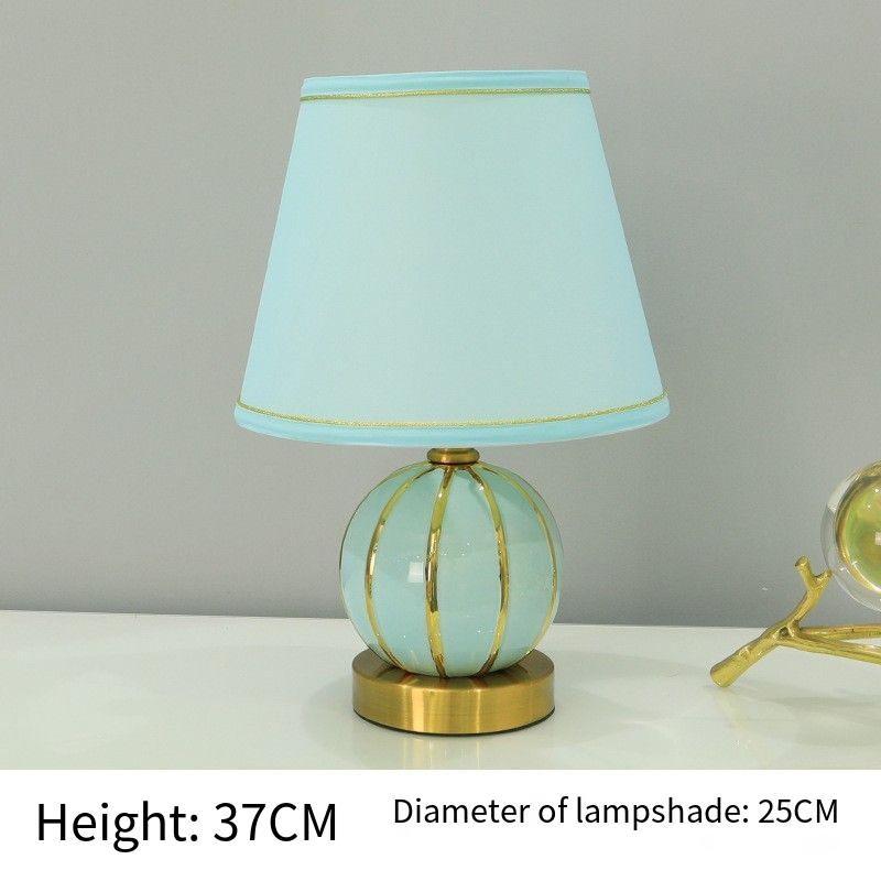 Ceramic Table Lamps with Fabric Shades