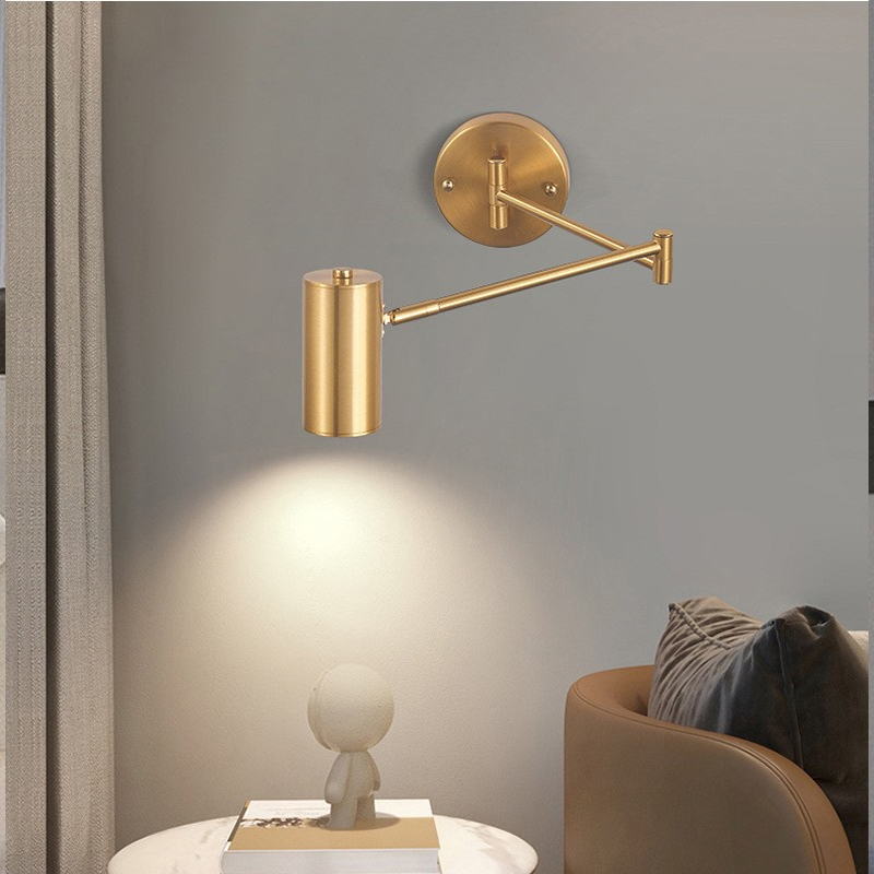 Elevate Your Space with Versatile Rocker Arm Wall Lamps: Copper & Black Editions for Stylish Lighting Solutions