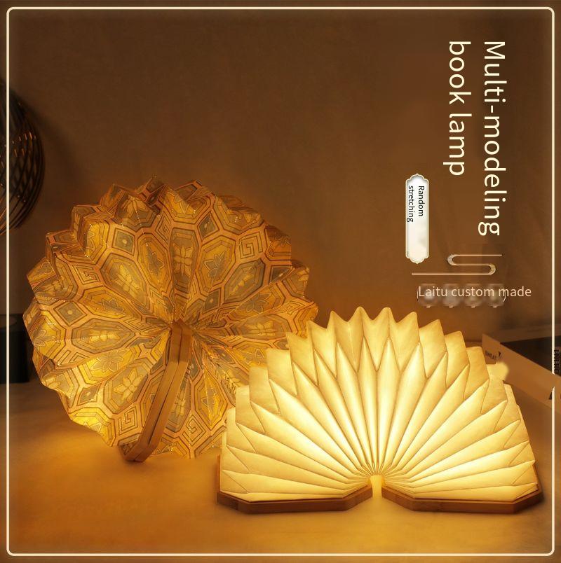 Romantic Foldable Organ Lamp with Warm Light