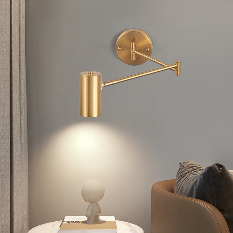 Elevate Your Space with Versatile Rocker Arm Wall Lamps: Copper & Black Editions for Stylish Lighting Solutions