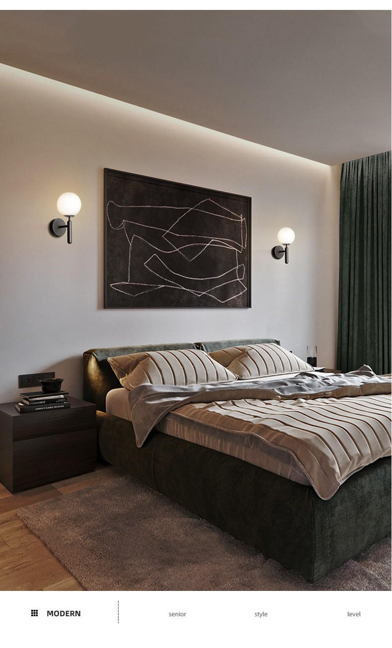 Modern Minimalist Globe Wall Lamp: Elevate Your Space with Celestial - Inspired Lighting
