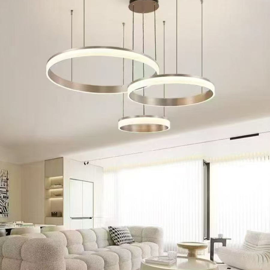 Modern Circular - Ring LED Chandelier: Redefining Spatial Aesthetics