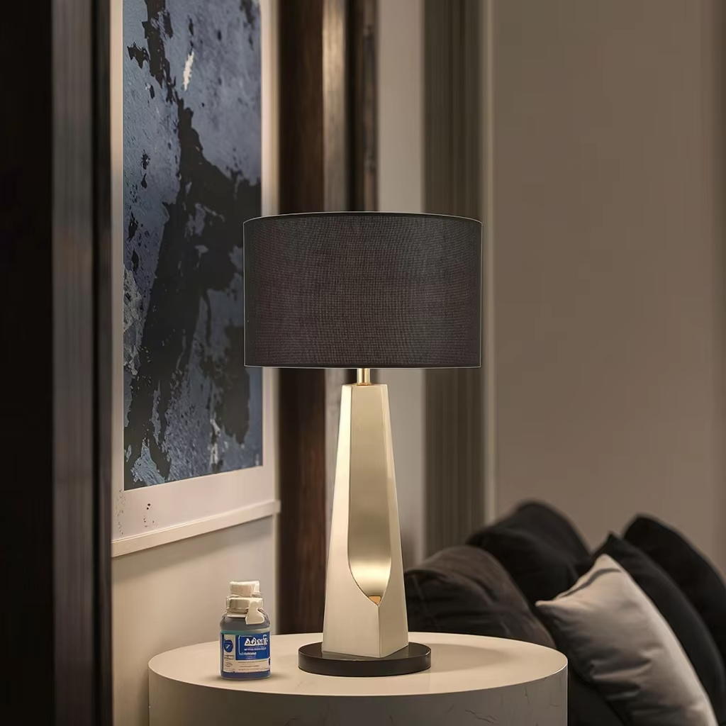 Elevate Interiors with Champagne Gold Electroplated Table Lamp: A Blend of Luxury & Function