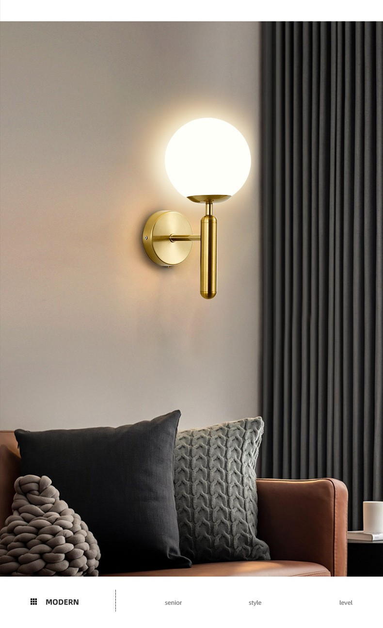 Modern Minimalist Globe Wall Lamp: Elevate Your Space with Celestial - Inspired Lighting
