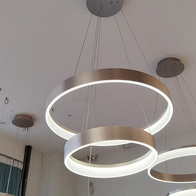 Modern Circular - Ring LED Chandelier: Redefining Spatial Aesthetics