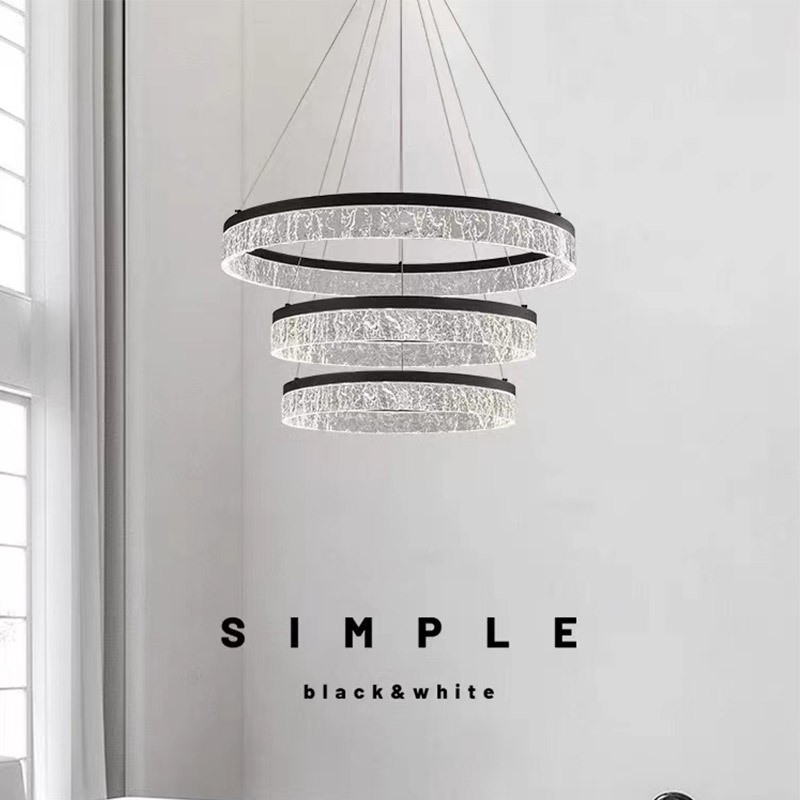 Elevate Spaces with Home Time Lamps' Multi - Tiered Circular LED Chandeliers
