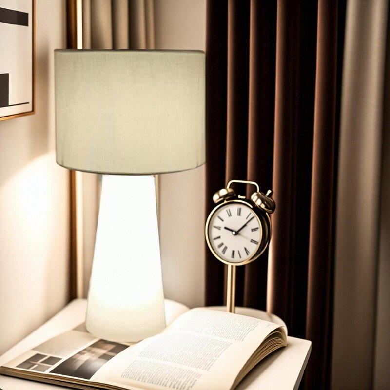 20W LED Fabric Table Lamp: Minimalist Design for Cozy Home Lighting