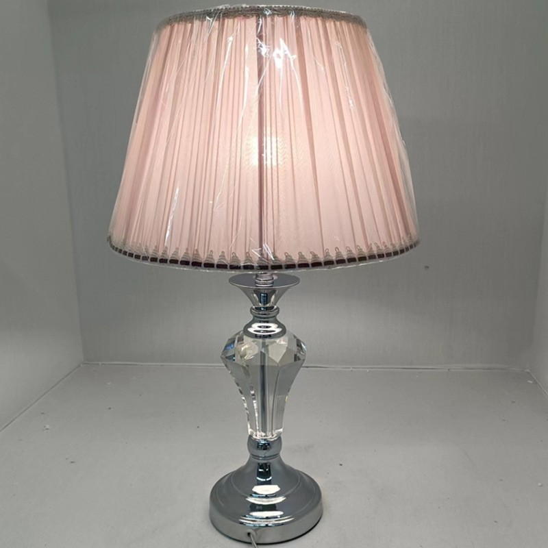 Elegant Crystal - Column Table Lamp: Artistic Light - Shadow Ambiance for Home Decor