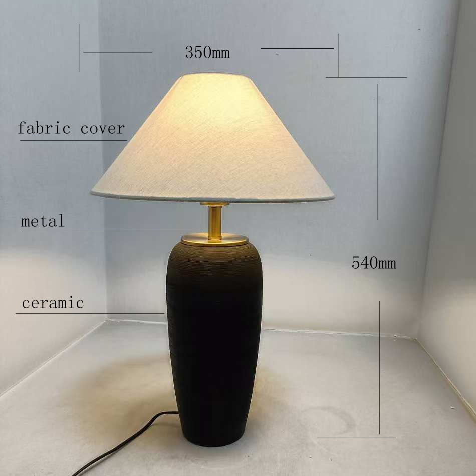 Ceramic - Base Table Lamp with 350mm Fabric Shade