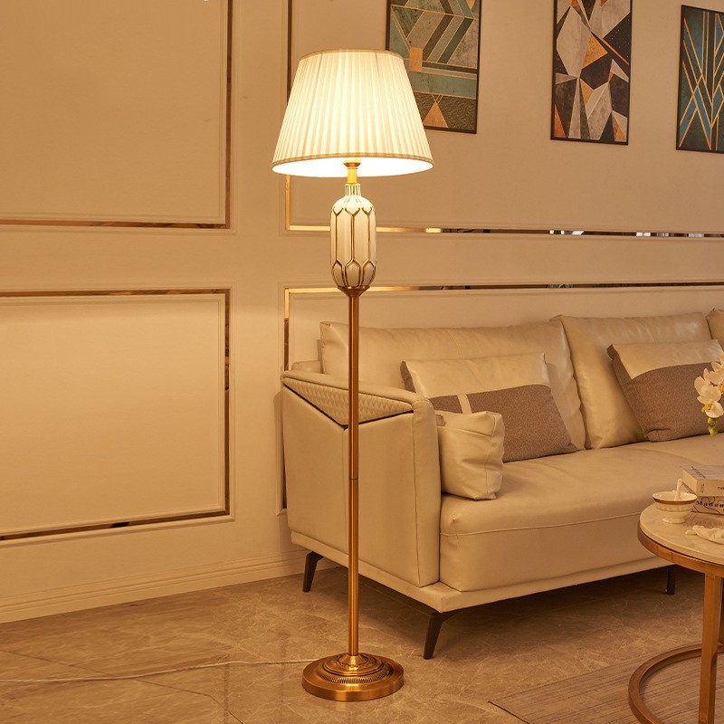 Elegant Ceramic & Electroplated Iron Floor Lamp Series