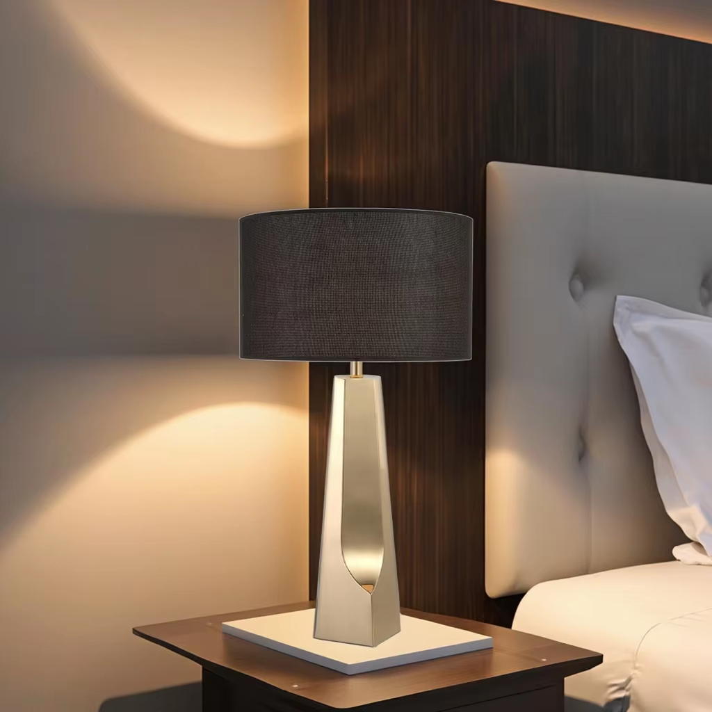 Elevate Interiors with Champagne Gold Electroplated Table Lamp: A Blend of Luxury & Function