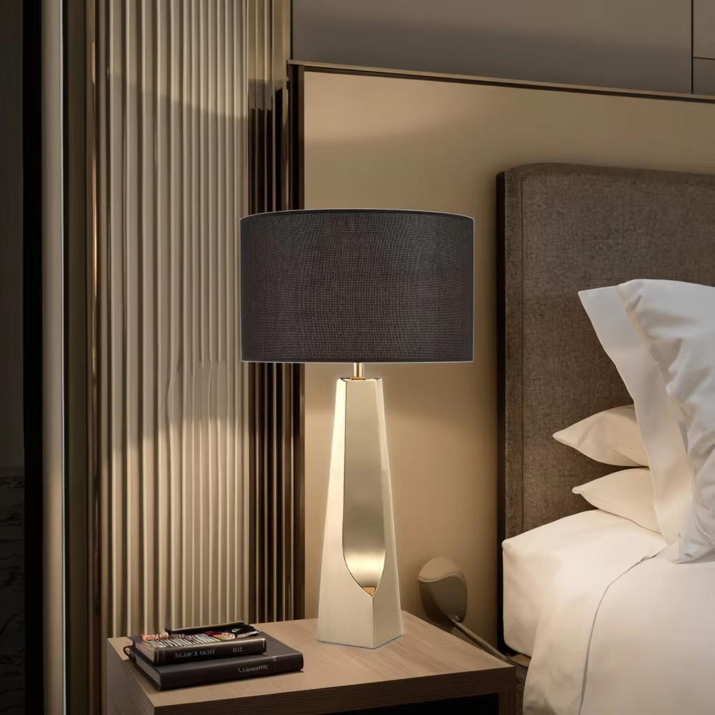 Elevate Interiors with Champagne Gold Electroplated Table Lamp: A Blend of Luxury & Function