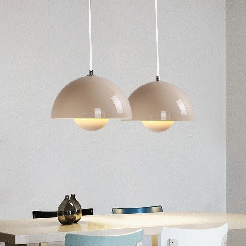 Nordic Style Pendant Light: Iron Art, E27 Light Source