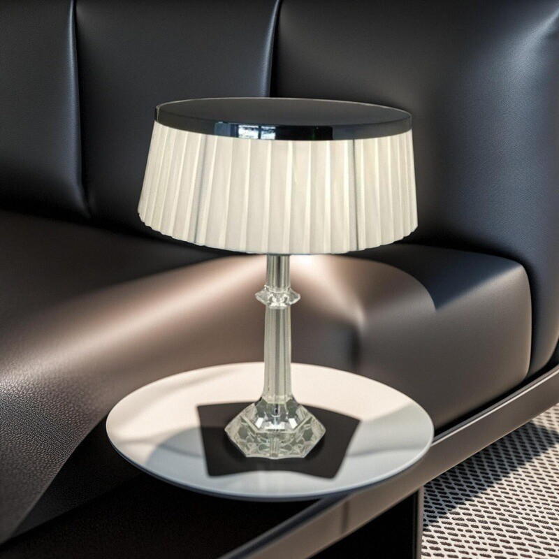Elevate Spaces with Luxury 3×G4 Crystal Table Lamp: Multi - Scene Elegance