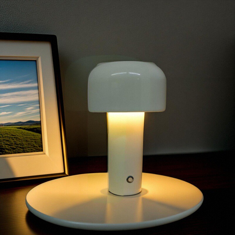 Portable Rechargeable Metal Desk Lamp: 5V 7W, 3 - Color Dimmable, Built - in Battery