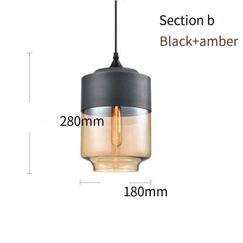 Industrial - Retro Glass Chandeliers: Blend Vintage Charm with Modern Spaces