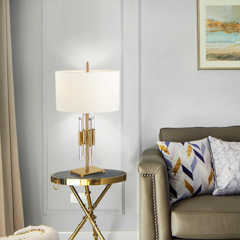Modern Luxury Crystal Table Lamp: Elevate Spaces with Timeless Elegance