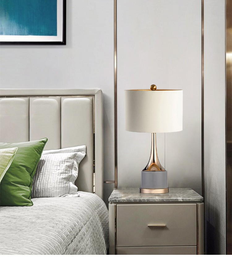 Gold - Toned Table Lamp: Elevate Home Aesthetics with Elegant Design