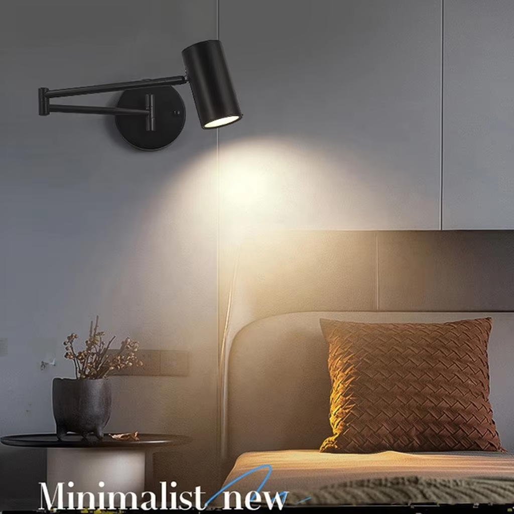 Elevate Your Space with Versatile Rocker Arm Wall Lamps: Copper & Black Editions for Stylish Lighting Solutions