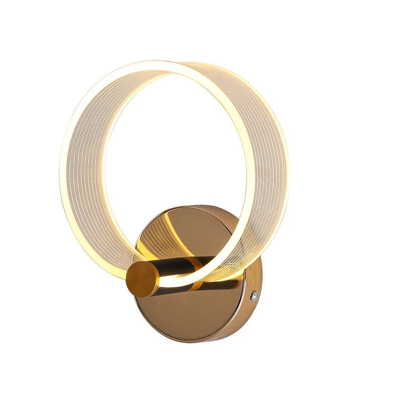 Modern LED Wall Lamps with Circular and Square Designs