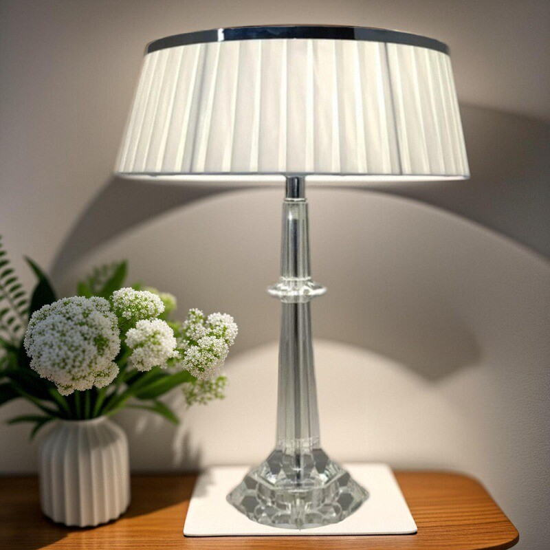 Elevate Spaces with Luxury 3×G4 Crystal Table Lamp: Multi - Scene Elegance