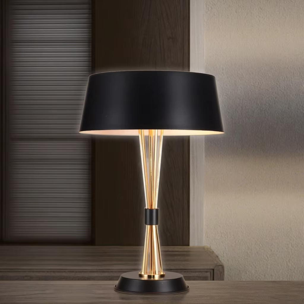 Black Gold Luxury Table Lamp: Elevate Home Elegance with Timeless Design