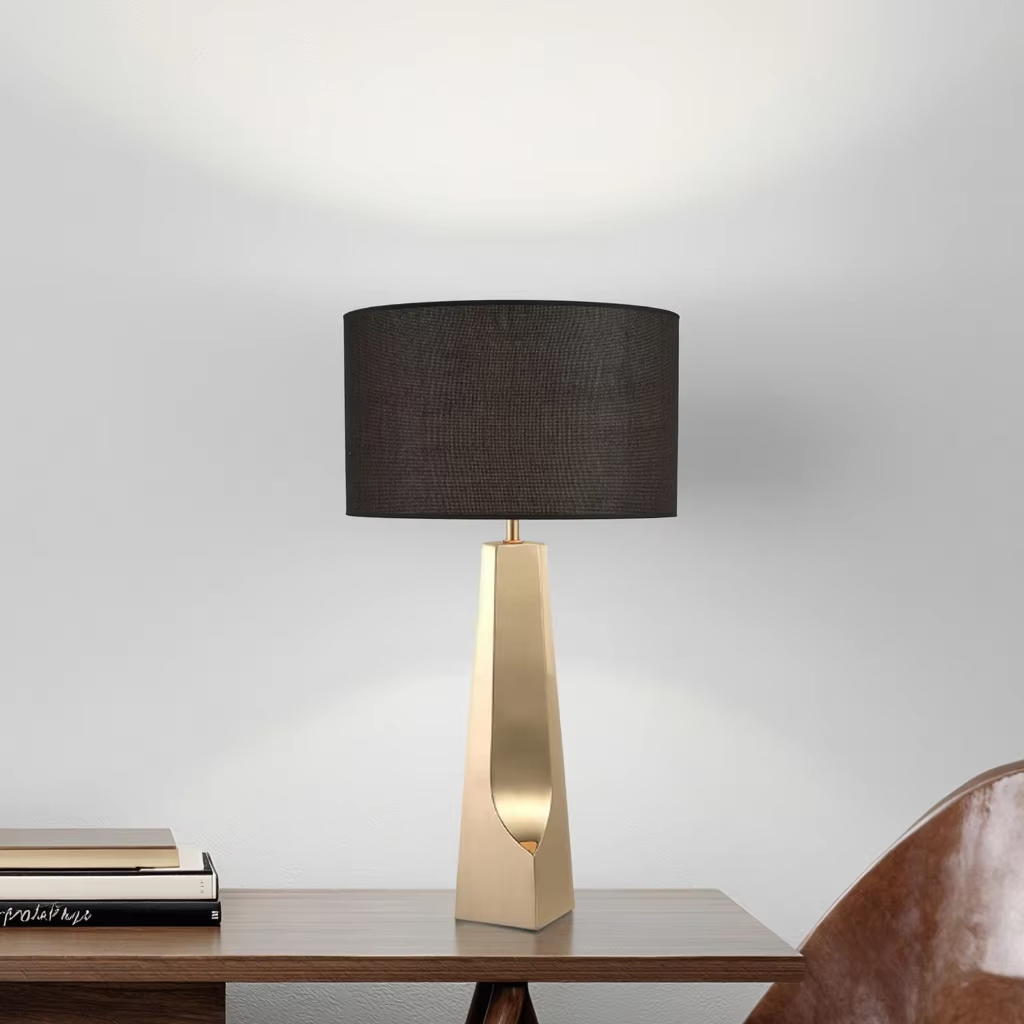 Elevate Interiors with Champagne Gold Electroplated Table Lamp: A Blend of Luxury & Function