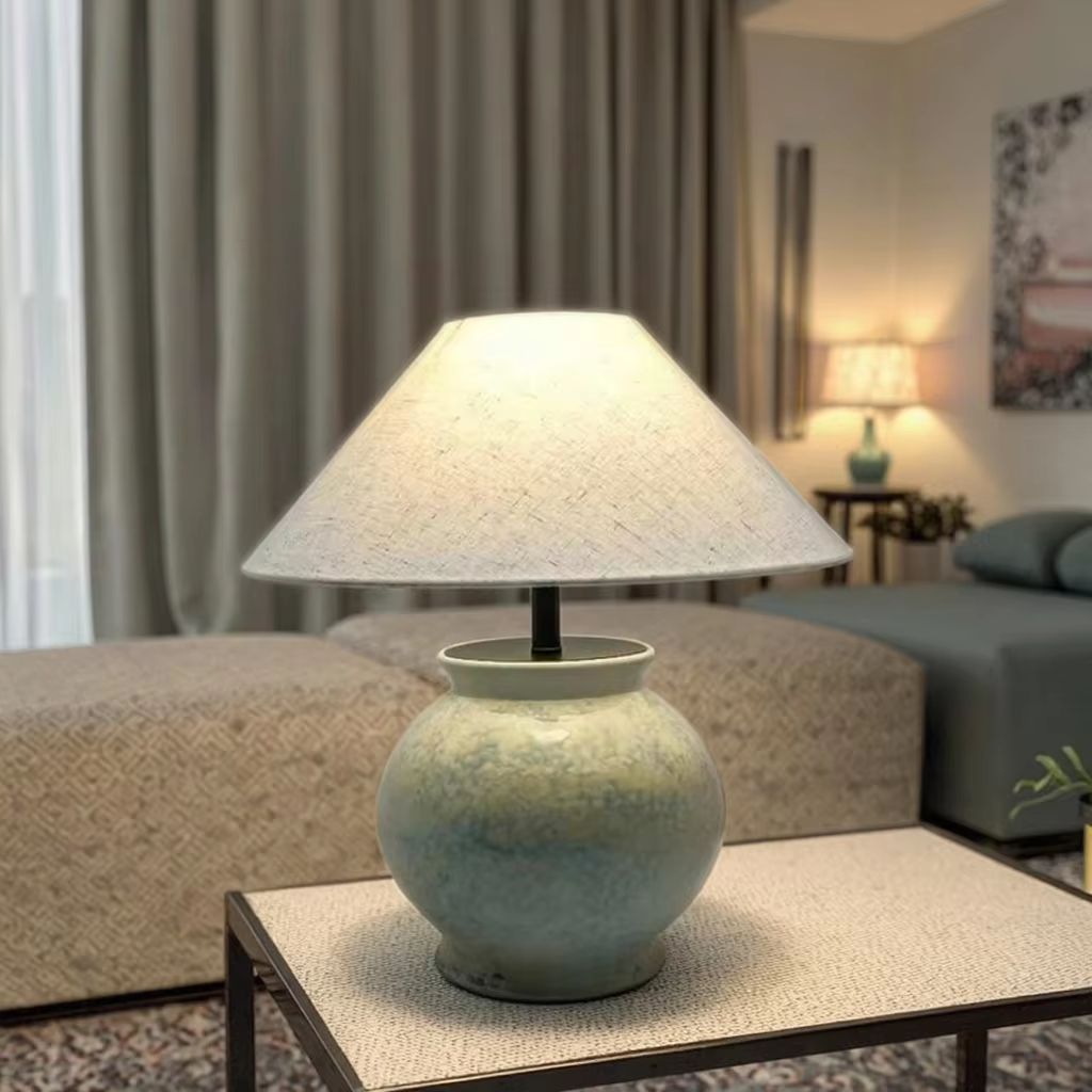 USA Home Table Lamps Wabi - Sabi Ceramic Table Lamp | 400mm Shade