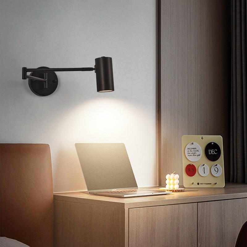 Elevate Your Space with Versatile Rocker Arm Wall Lamps: Copper & Black Editions for Stylish Lighting Solutions