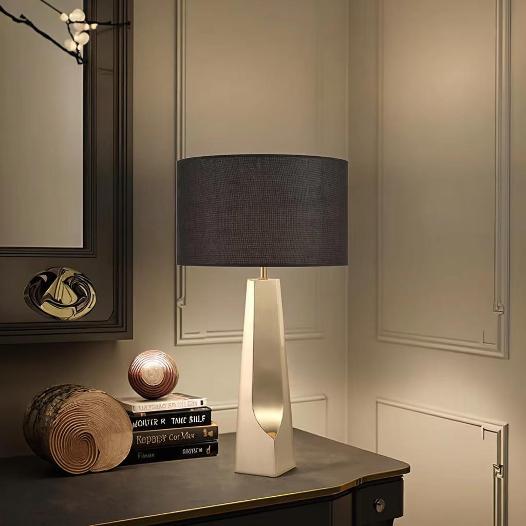 Elevate Interiors with Champagne Gold Electroplated Table Lamp: A Blend of Luxury & Function