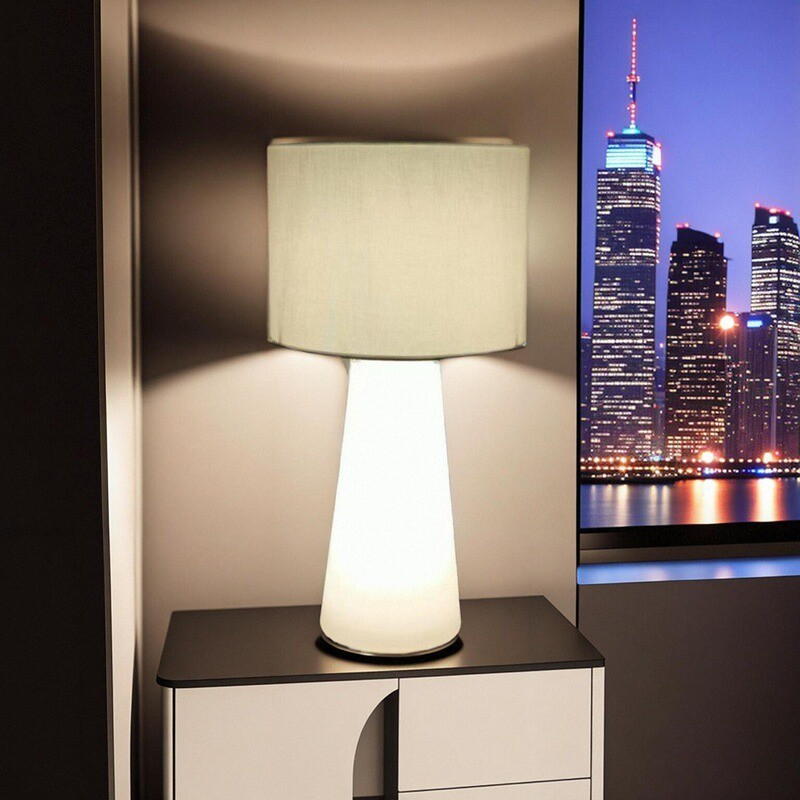 20W LED Fabric Table Lamp: Minimalist Design for Cozy Home Lighting