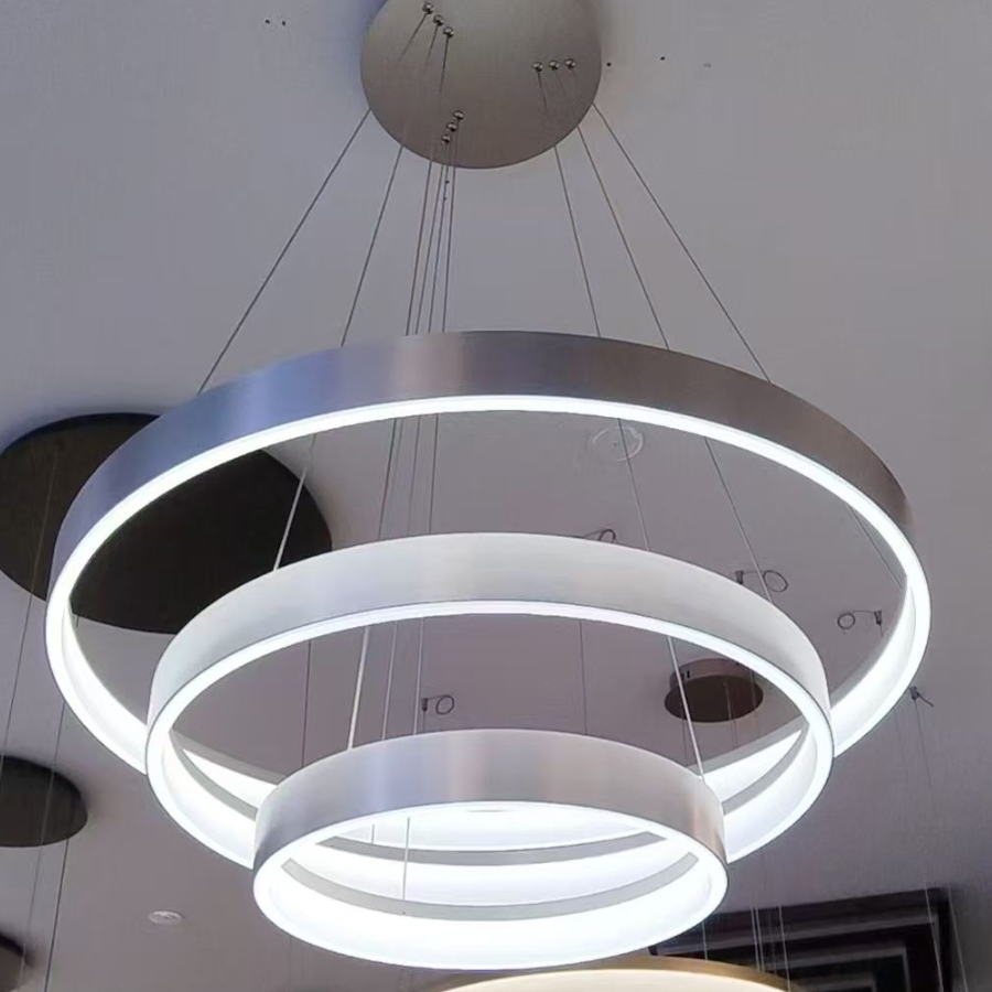 Modern Circular - Ring LED Chandelier: Redefining Spatial Aesthetics