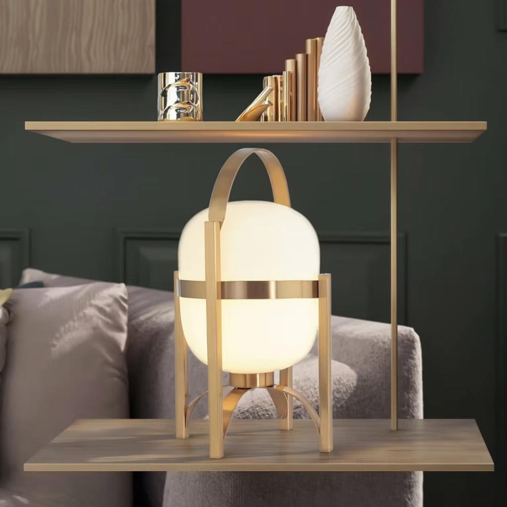 Elevate Spaces with Modern Gold - Framed Opal Glass Floor Lamp: Blend of Elegance & Function 2. Keywords