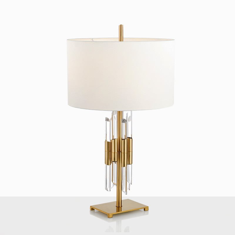 Modern Luxury Crystal Table Lamp: Elevate Spaces with Timeless Elegance