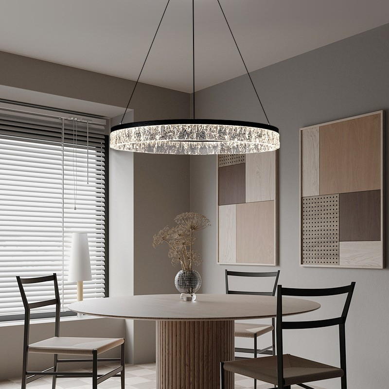 Elevate Spaces with Home Time Lamps' Multi - Tiered Circular LED Chandeliers