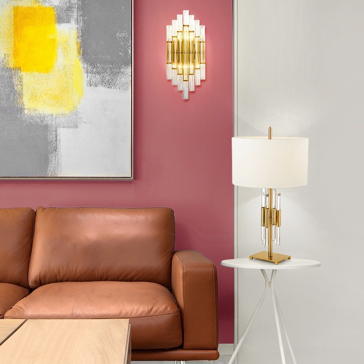 Modern Luxury Crystal Table Lamp: Elevate Spaces with Timeless Elegance