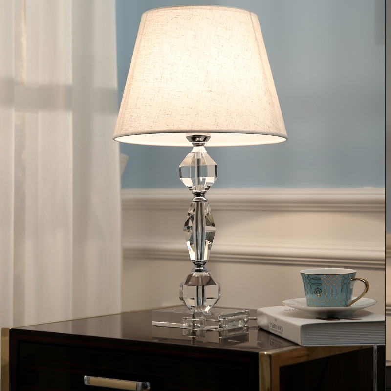 Elegant Crystal Table Lamp: Timeless Luxury for Refined Interiors