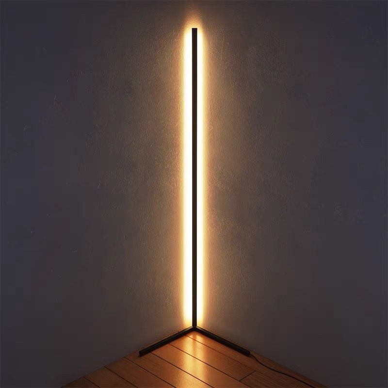 Modern Minimalist 25W LED Floor Lamp | Iron & Acrylic, Nordic-Inspired Ambient Lighting for Living Room, Bedroom & Study